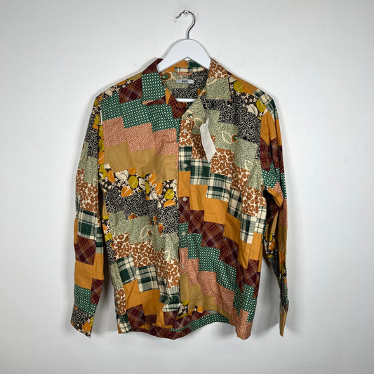 Bode Patchwork Pattern Shirt Size S