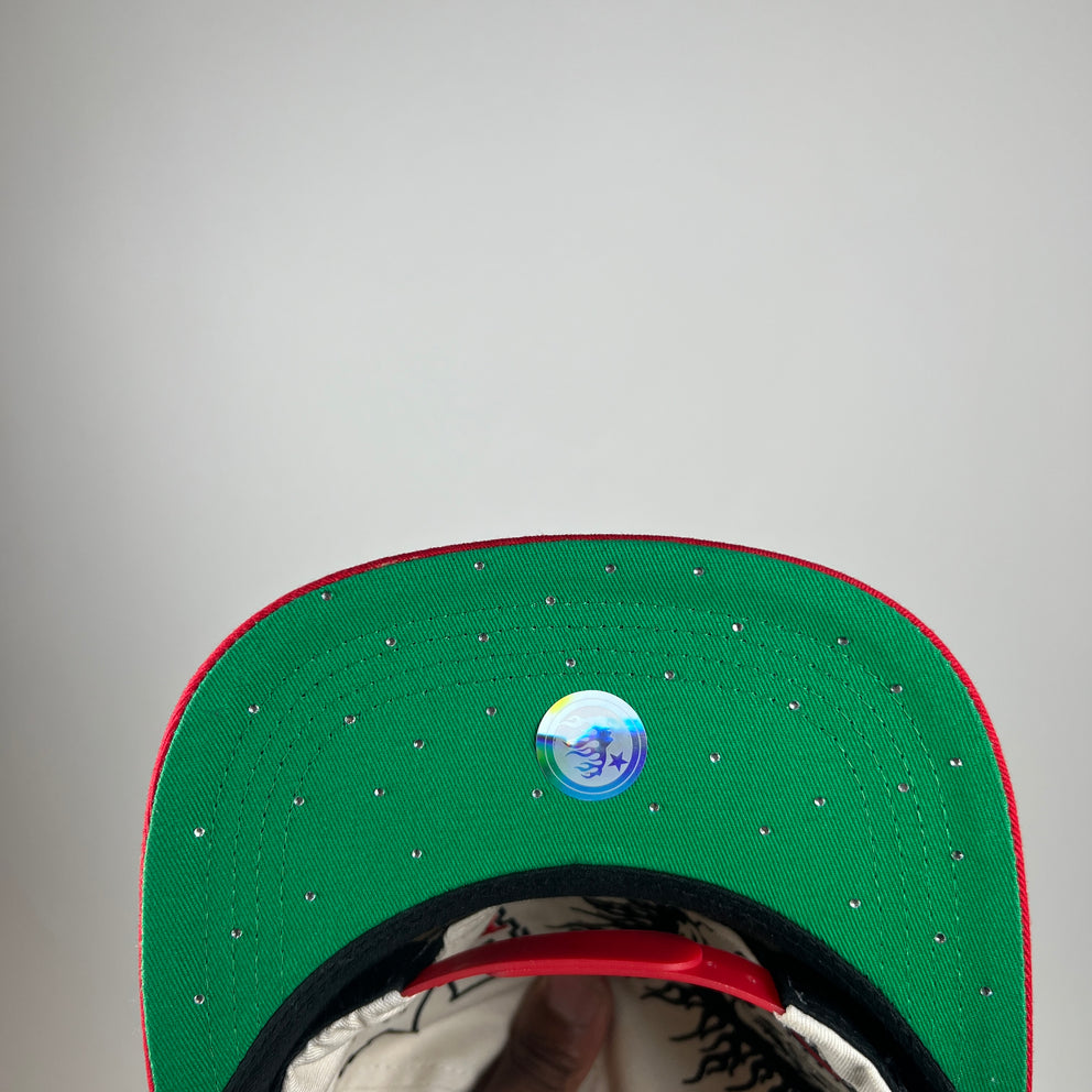 Hellstar White/Red Records Snapback