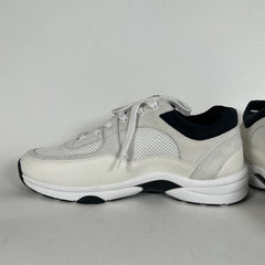 Chanel White CC Sneakers 41.5