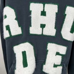 Rhude Varsity Letters Logo Hoodie Size M