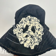 Denim Tears Black Peace Patchwork Hat