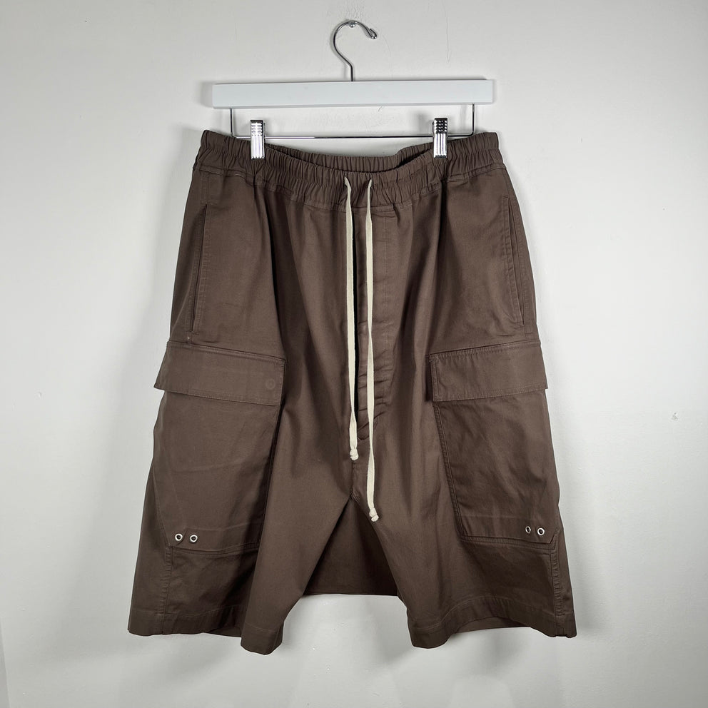 Rick Owens Dust Bela Cargo Pod Short Size Large