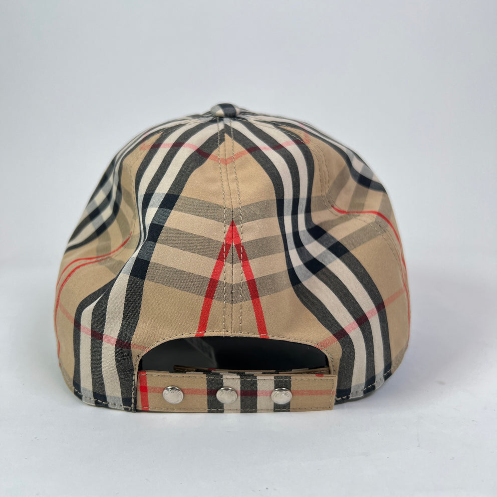 Burberry TB Check Baseball Cap