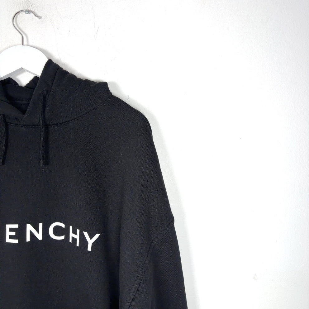Givenchy Graphic Logo Pull-Over Hoodie