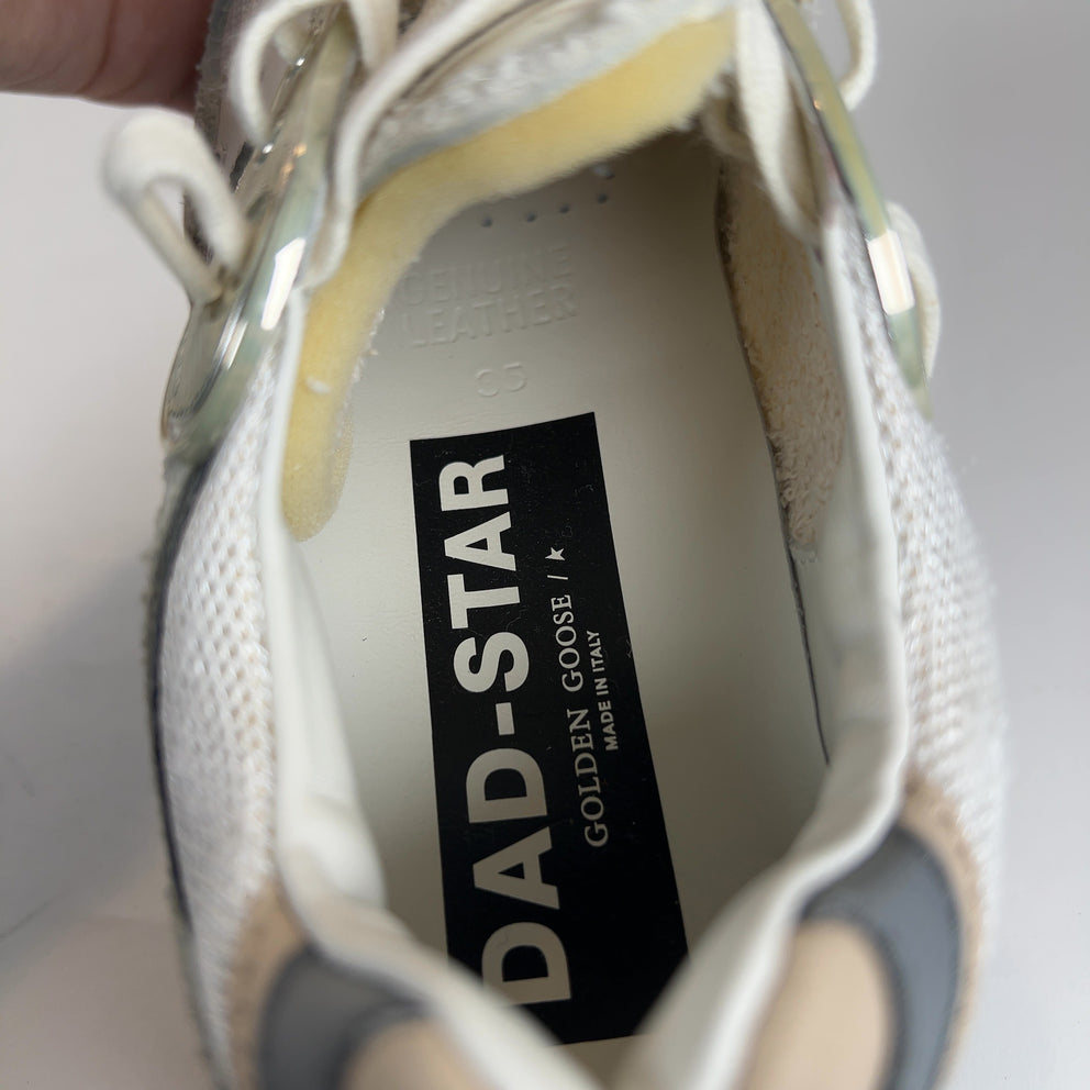 Golden Goose Dad Star Lace Up Lowtop Sneakers