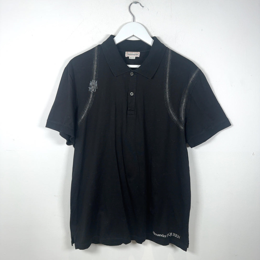 Alexander Mcqueen Zipper Collared Shirt