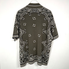 Amiri Brown Knit Polo Size XXL