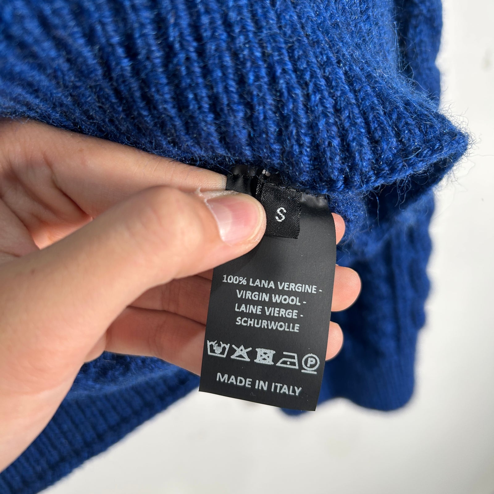 Raf Simons Cable Knit Zipper Sweater Size XXL