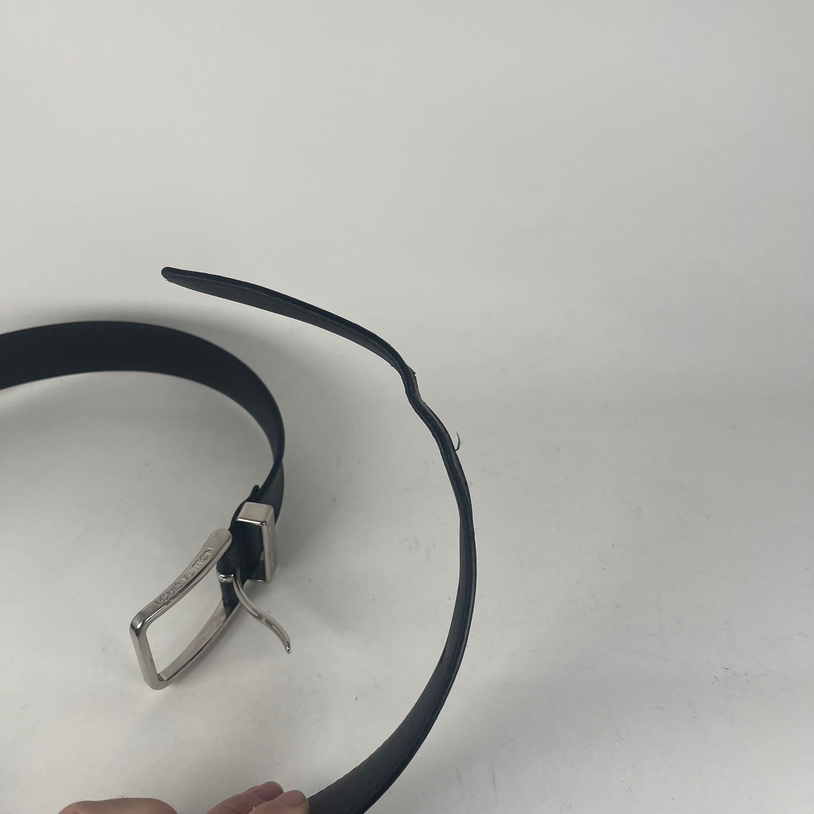 Louis Vuitton Damier Graphite Square Belt Size 34