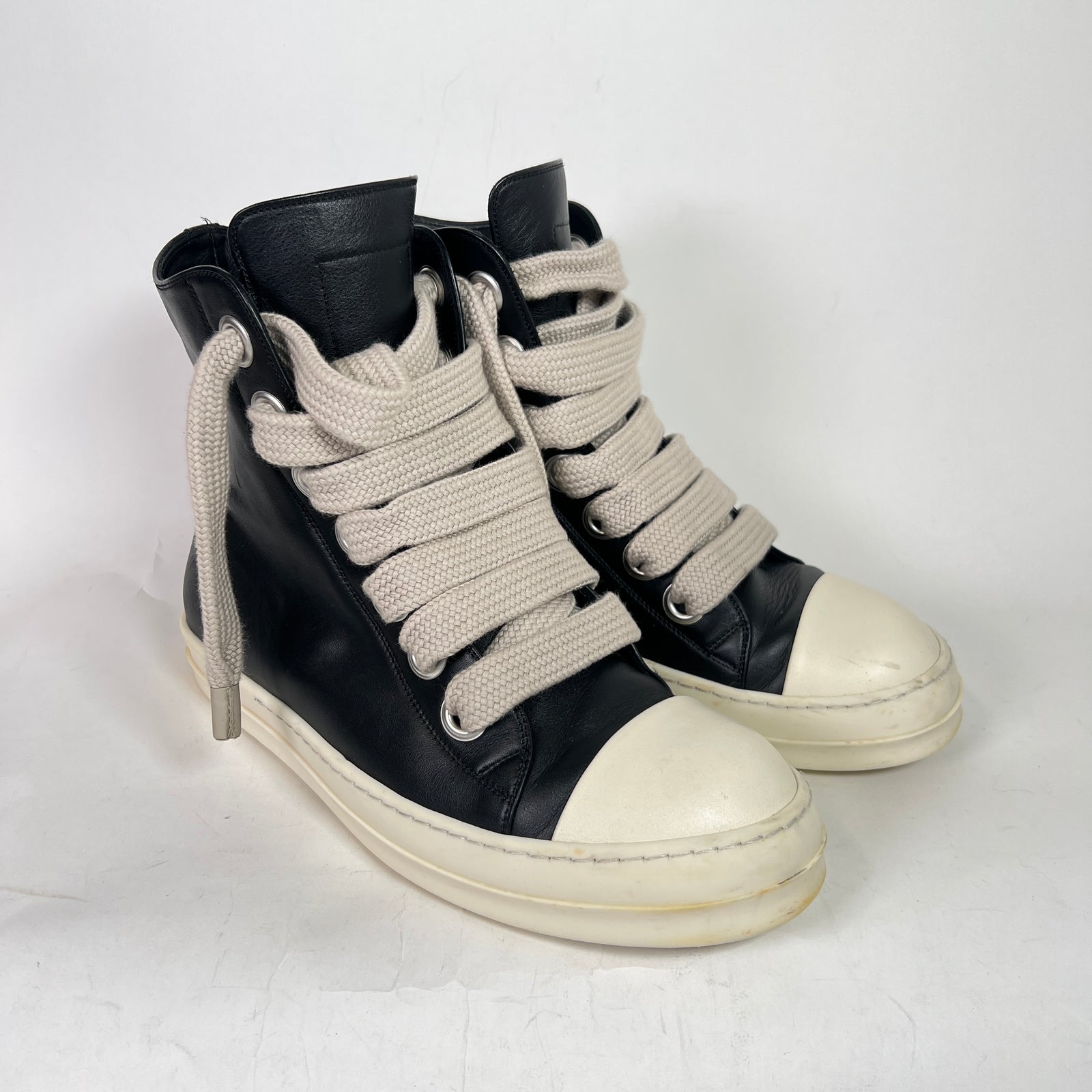 Rick Owens Mainline Jumbo Lace High-Top Ramones