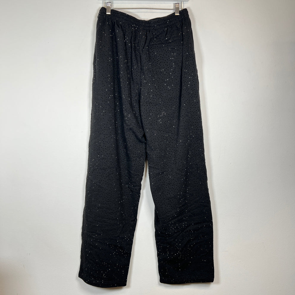 Sp5der Black VVS Sweatpants Size M