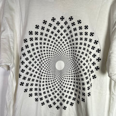 Chrome Hearts Psychedelic Spiral Cross T-Shirt