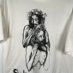 Saint Micheal x Denim Tears 'Grace of God' Graphic White T-Shirt Size L