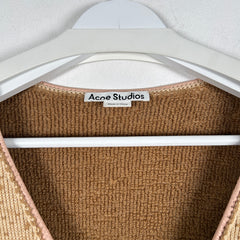 Acne Studios Carmel Zip Up Cardigan Size M