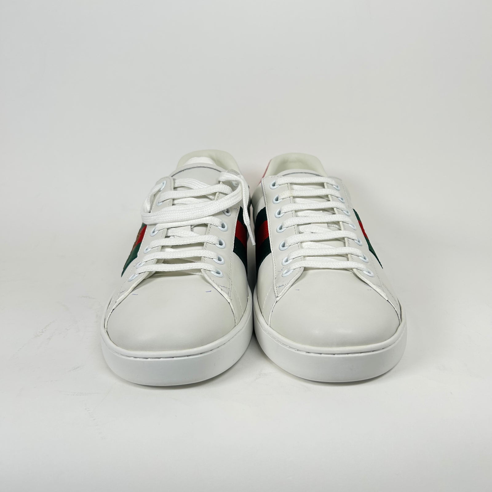 Gucci White Ace Bee Sneaker Size GG 9.5