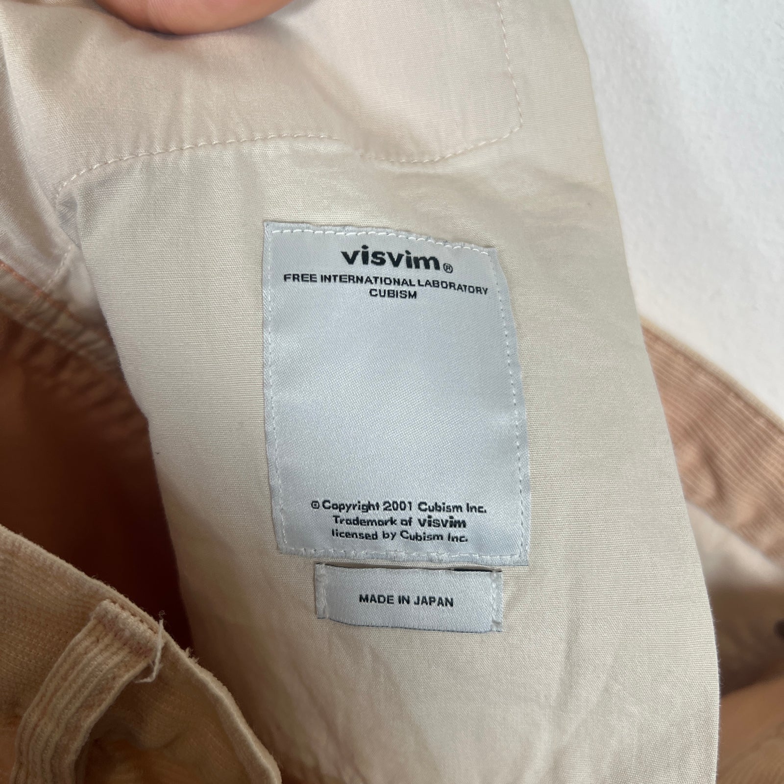 Visvim Peach Corduroy Pants Size 31