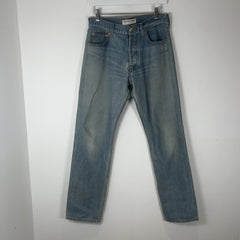 Balenciaga Light Wash Straight Leg Jean