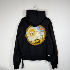 Amiri Black Landscape Frame Hoodie Size L