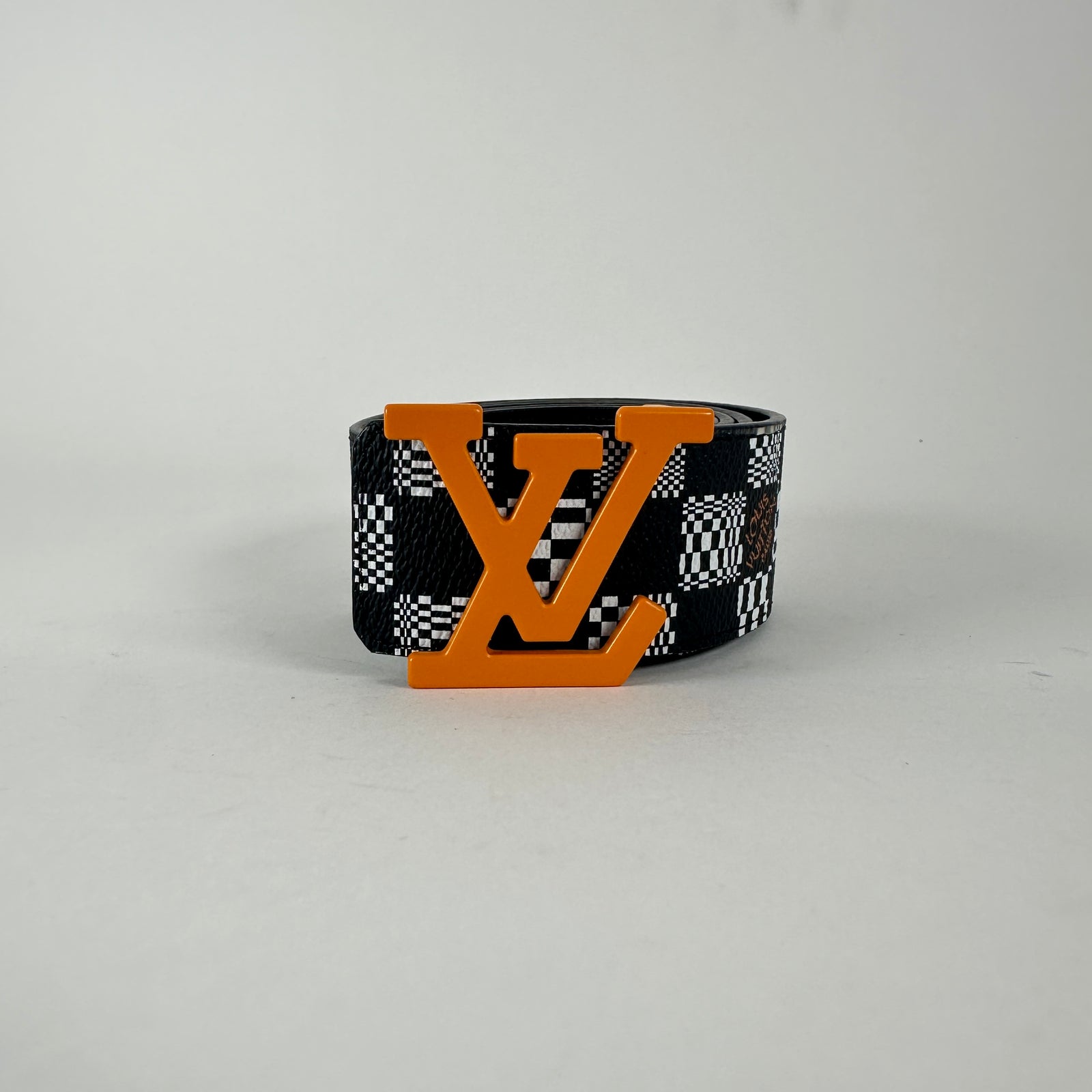 Louis Vuitton Distorted Damier Belt Size 36