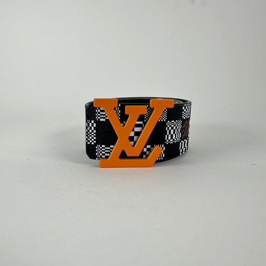 Louis Vuitton Distorted Damier Belt Size 36