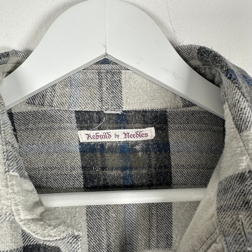 Needles Rebuild Zipper Flannel Size XL