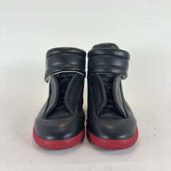 Maison Margiela Black/Red Leather High-Top Futures