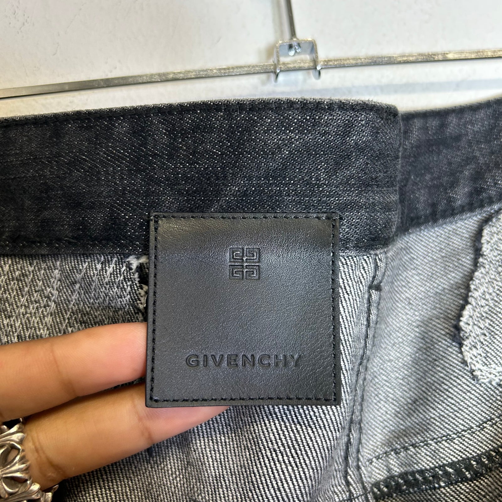 Givenchy AW23 Boro Moleskin Distressed Jeans