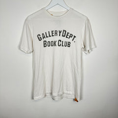 Gallery Dept White Book Club Tee Size S