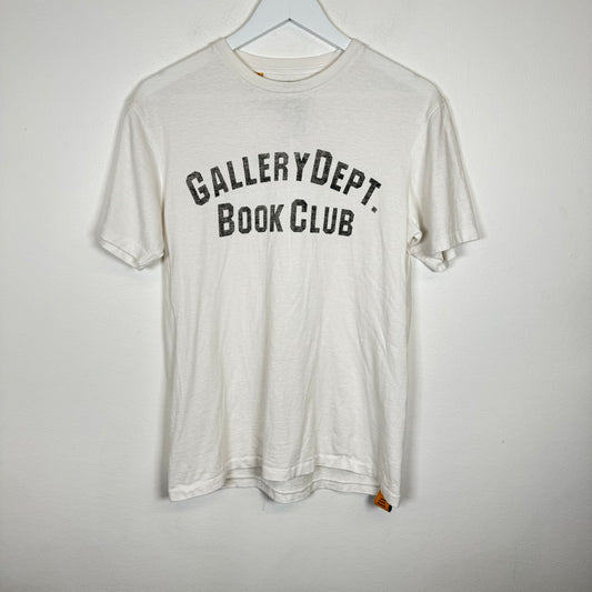 Gallery Dept White Book Club Tee Size S