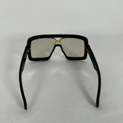Gucci Black/Gold Square Aviator Sunglasses