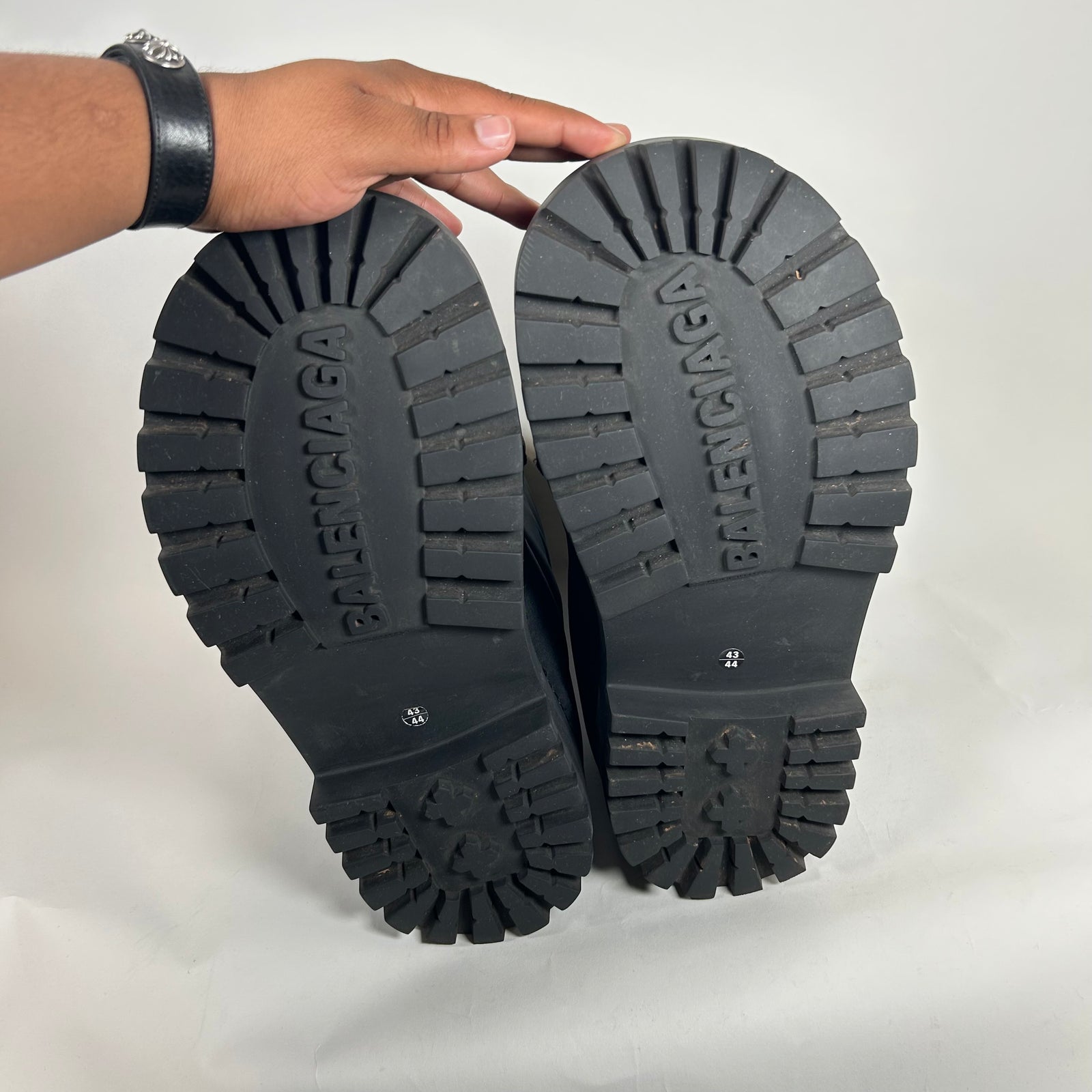 Balenciaga Black Alaska Nylon Boots OSFA