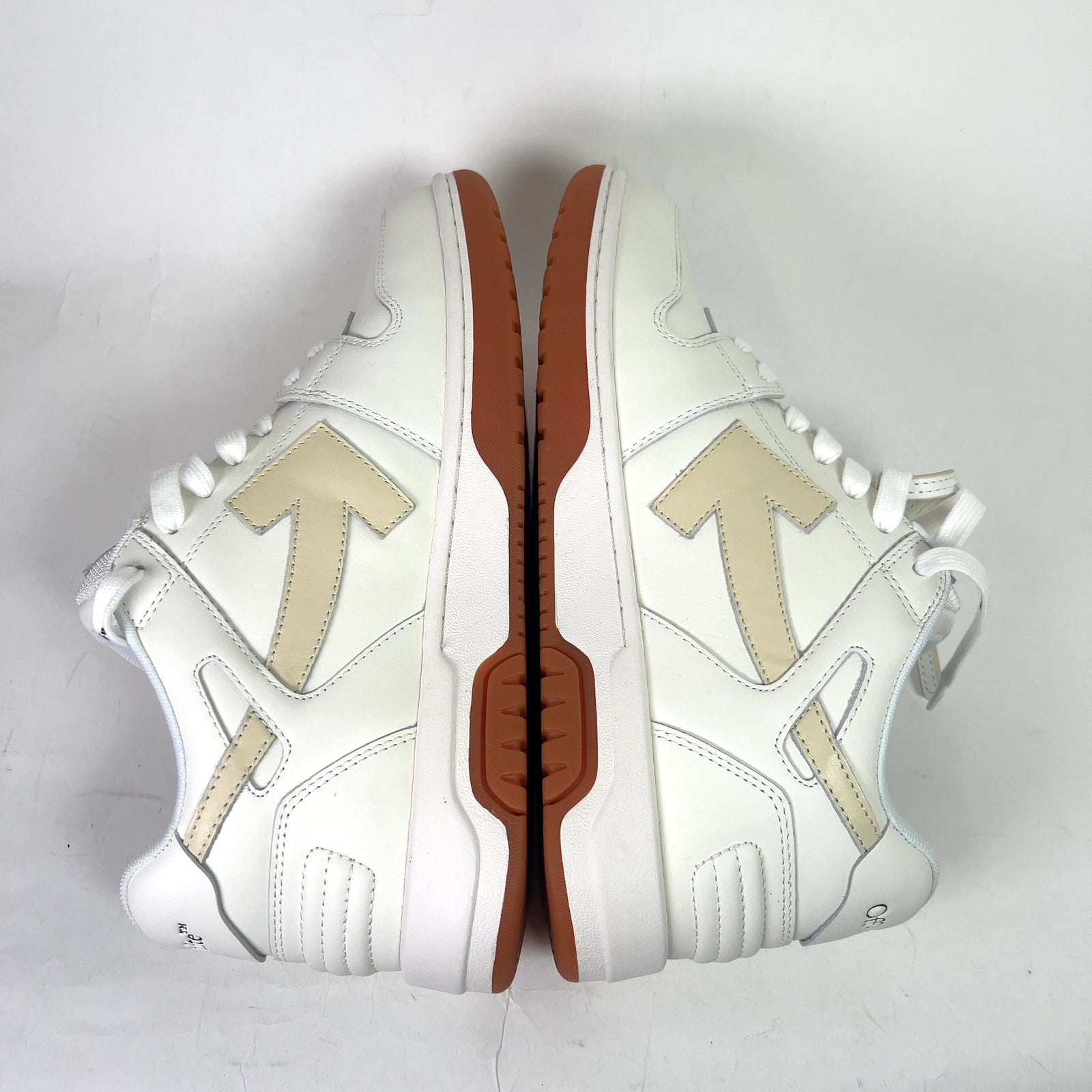 Off-White Beige Out Of Office Sneakers