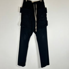 Rick Owens Black Creatch Cargos Size S