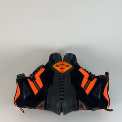 Louis Vuitton Orange/Black Hiking Trainer Boots