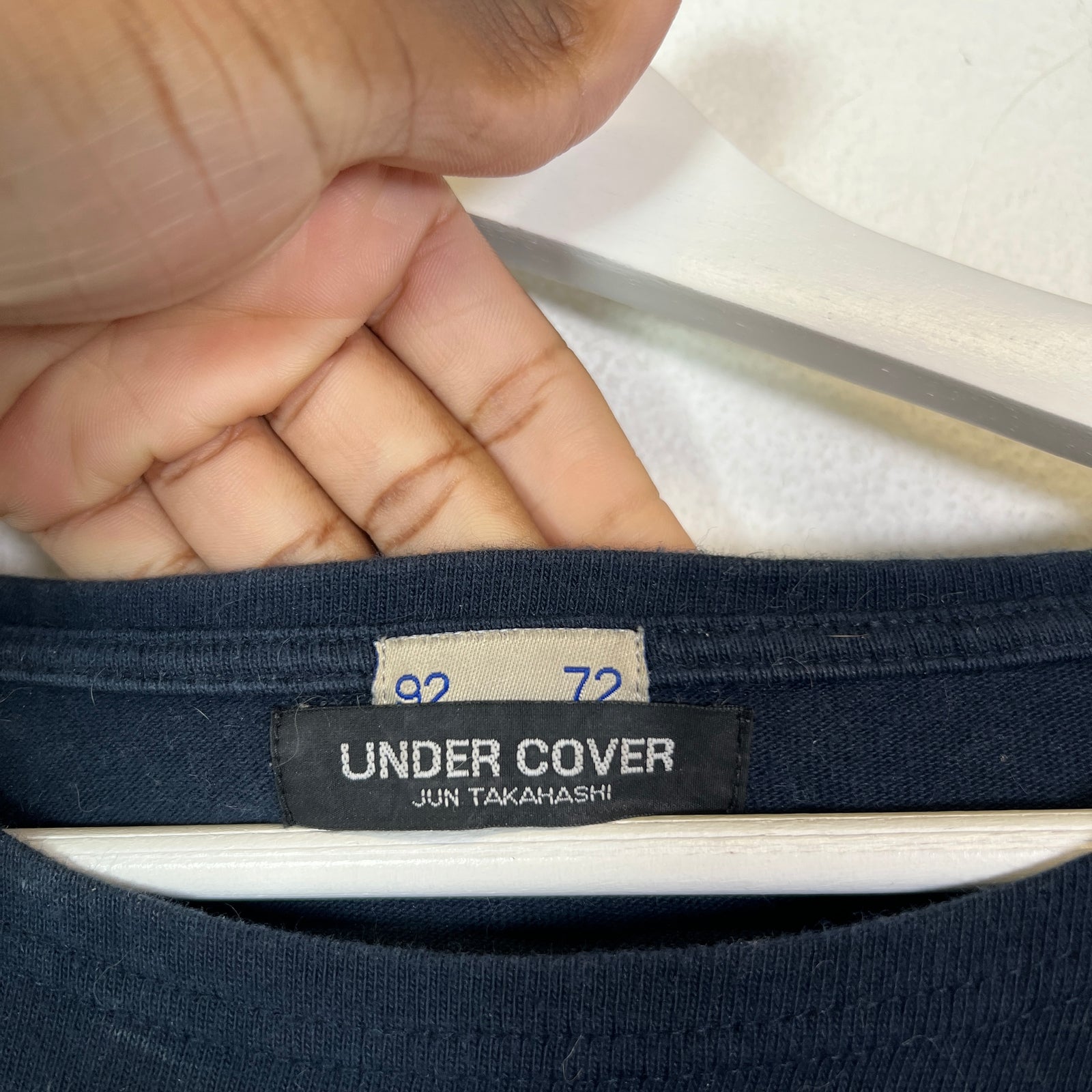 Undercover SS04 "New York City" Navy Striped Longsleeve Size S