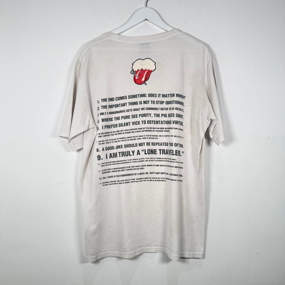 Number (N)ine Rolling Stones Tongue graphic T-Shirt Size 5