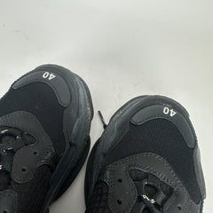 Balenciaga Triple Black Triple S Sneaker Size 7