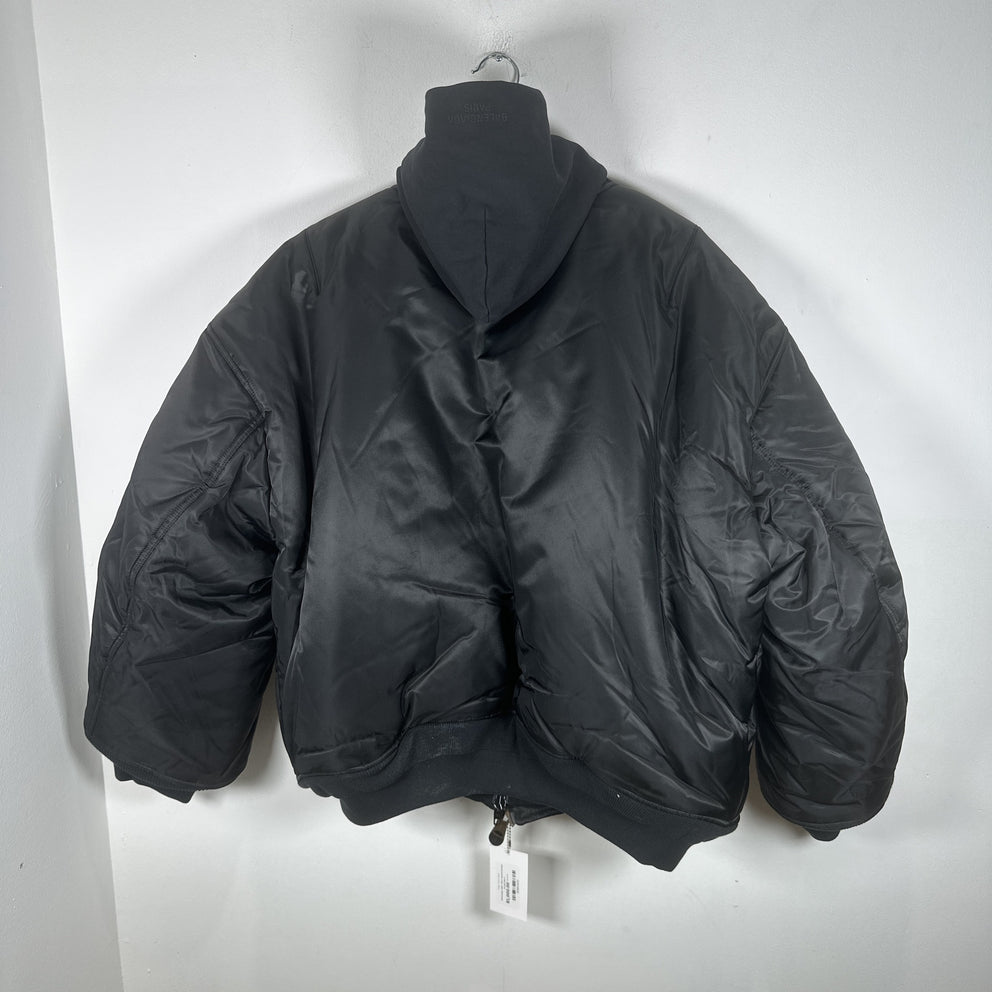 Balenciaga SS23 'All In' Hybrid Bomber Jacket Size S