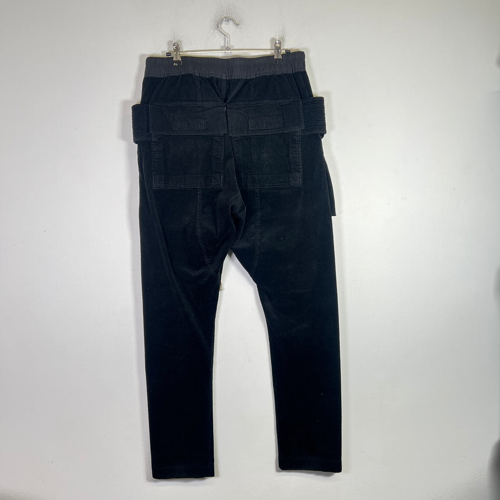 Rick Owens DRKSHDW Corduroy Creatch Cargo Pants