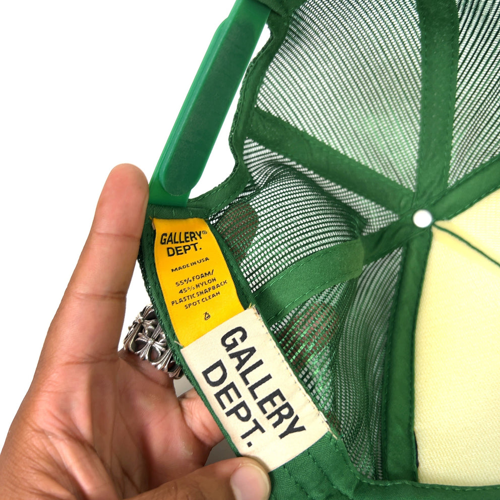 Gallery Dept Kelly Green Logo Trucker Hat