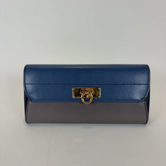 Salvatore Ferragamo Two Tone Long Wallets
