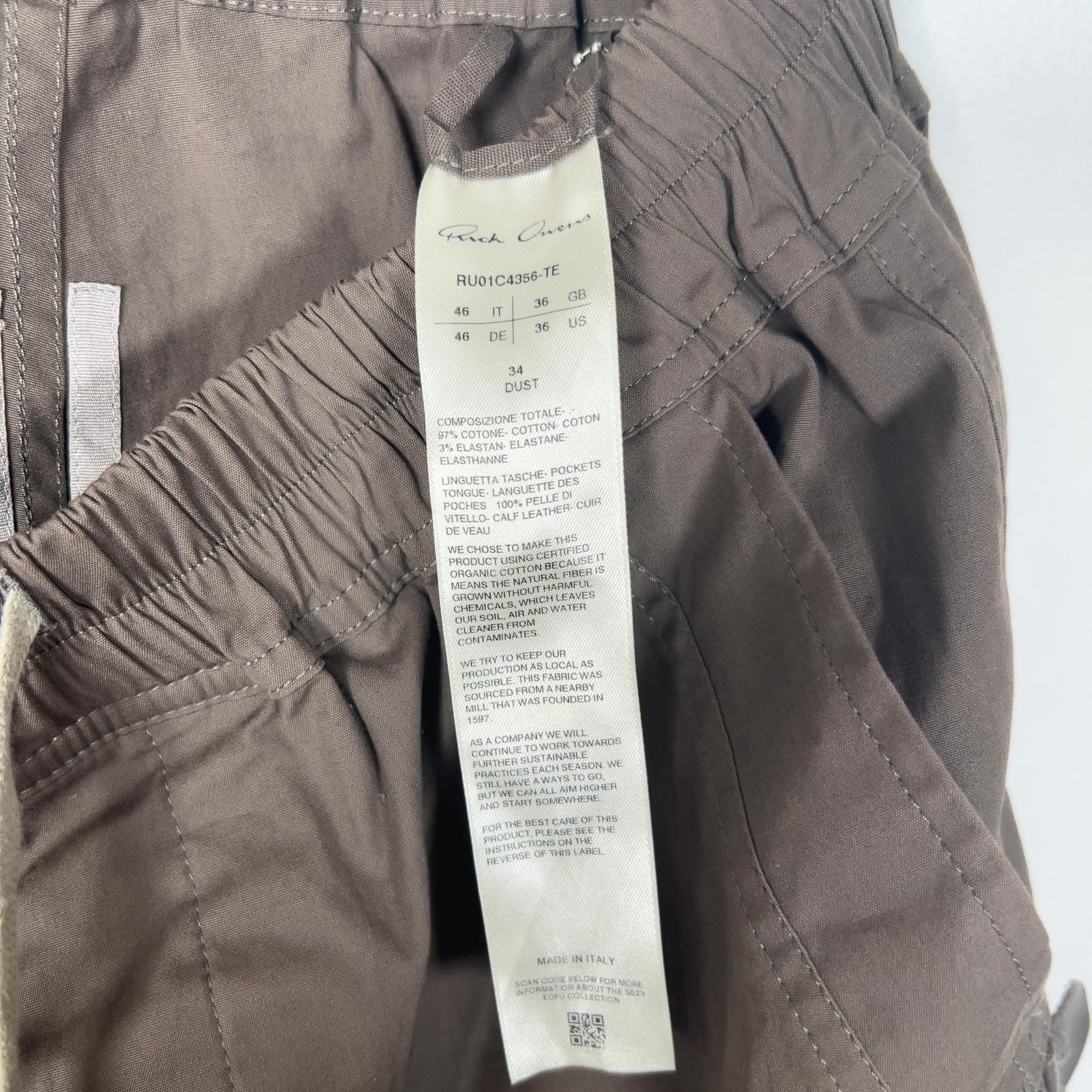 Rick Owens EDFU SS23 Bauhaus Boxer Shorts