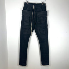 Rick Owens DRKSHDW Waxed Creatch Cargos