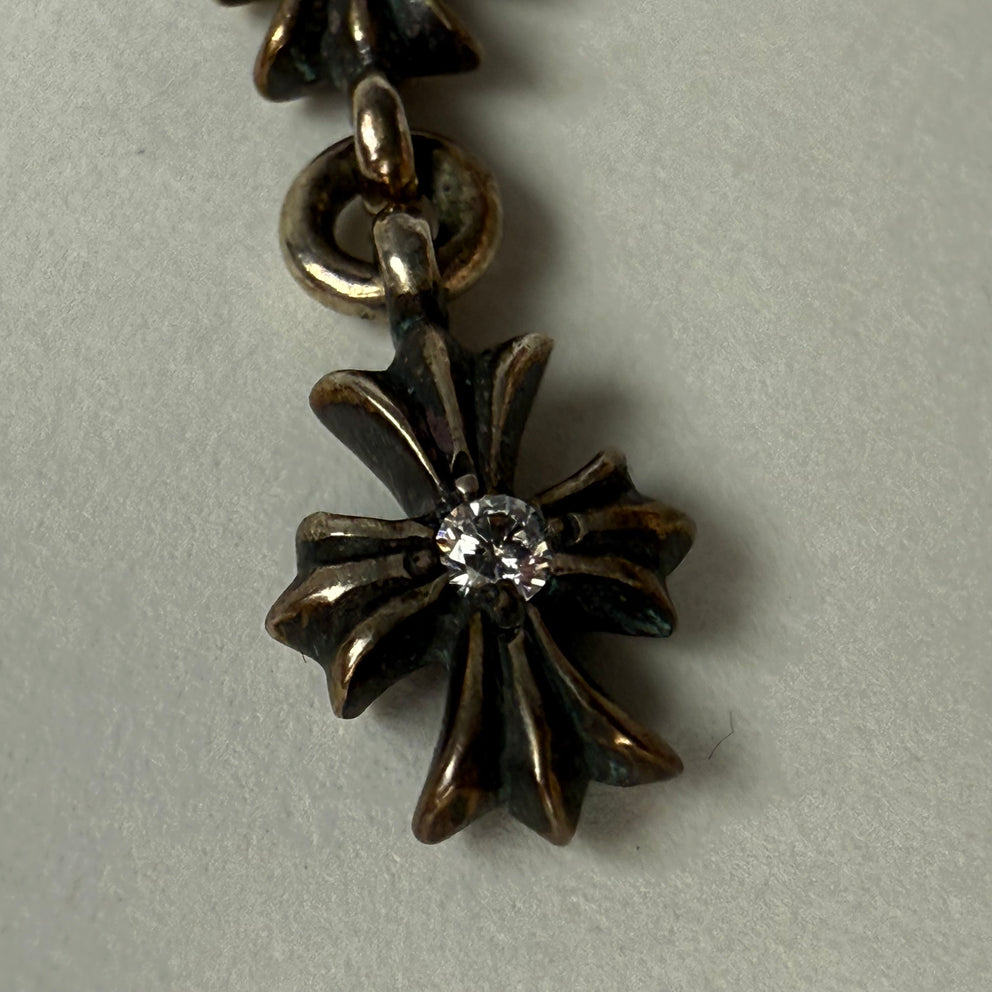 Chrome Hearts Tiny E .925 Diamond Earring