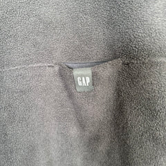 YZY x Gap Black Polar Fleece Padded Hoodie Size S