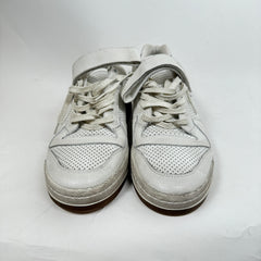 Saint Laurent White SL24 Leather Sneakers Size 42.5