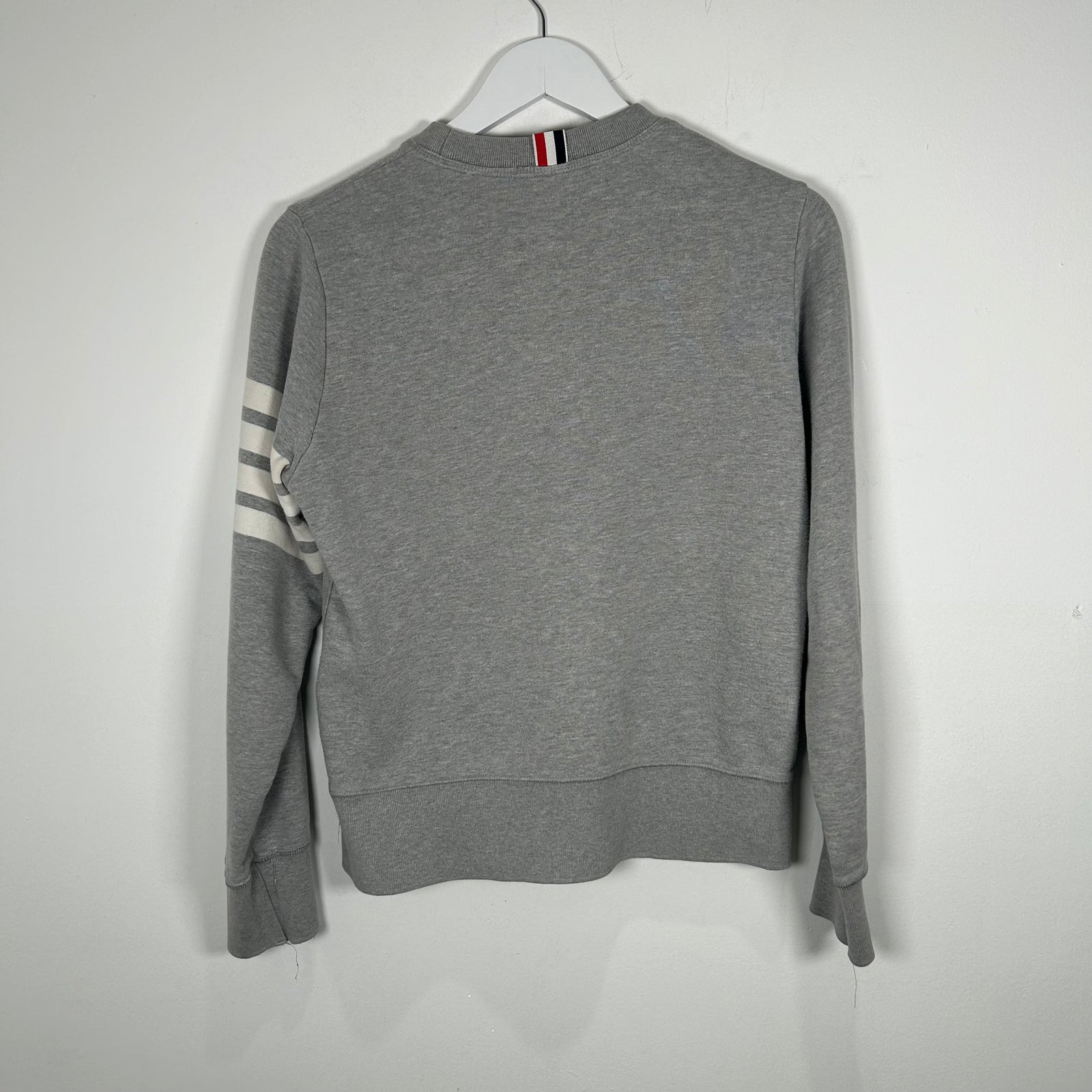 Thom Browne 4 Bar Grey Crewneck Size 1