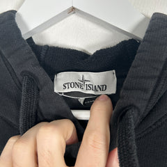 Stone Island Black Hoodie Size L