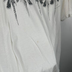 Saint Laurent White 'Trees' T-Shirt Size L