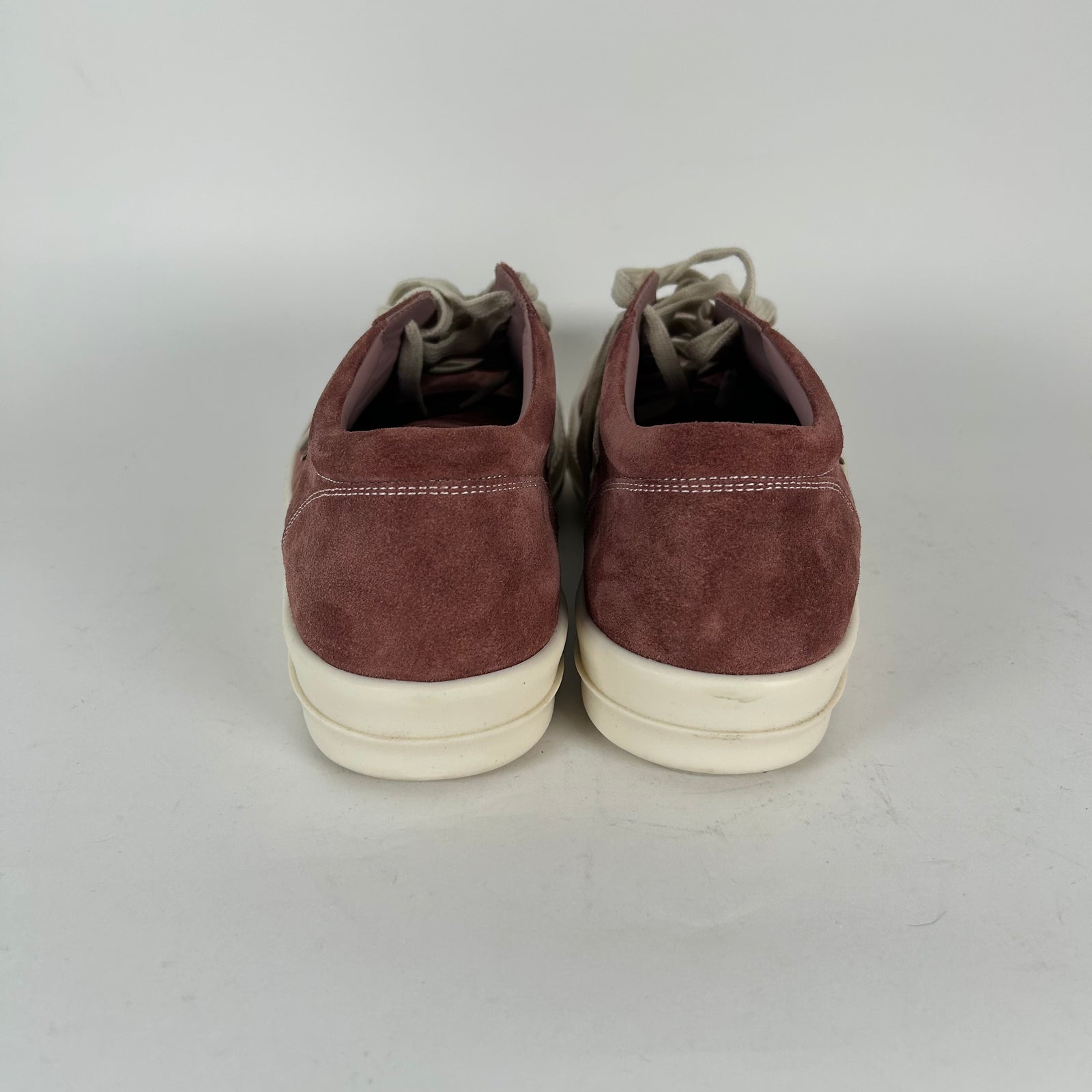 Rick Owens Dusty Pink Suede Vintage Sneaker Vans Size 45